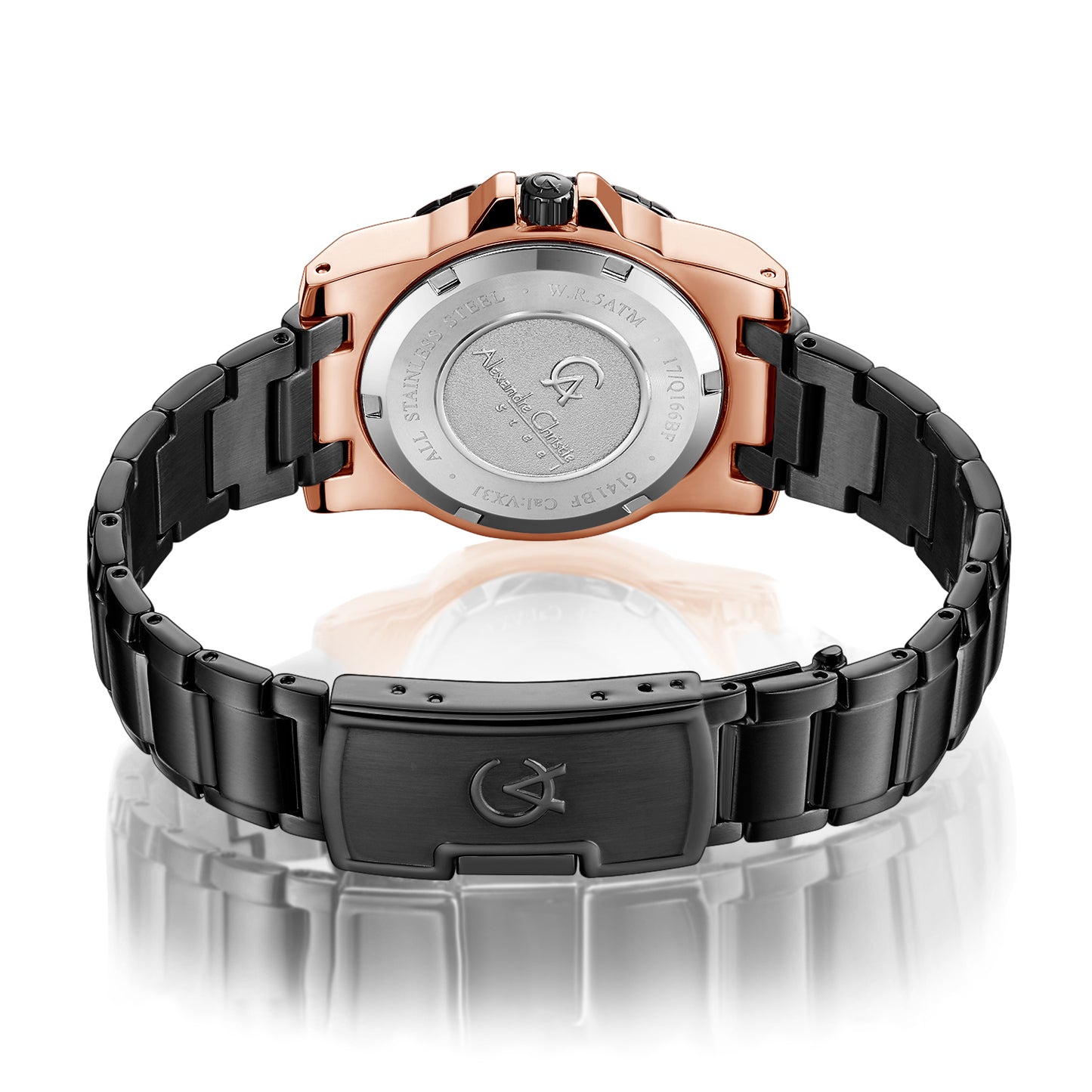 Alexandre Christine 6141BFBBRBA Women's Multi-Function Quartz Watch 36mm