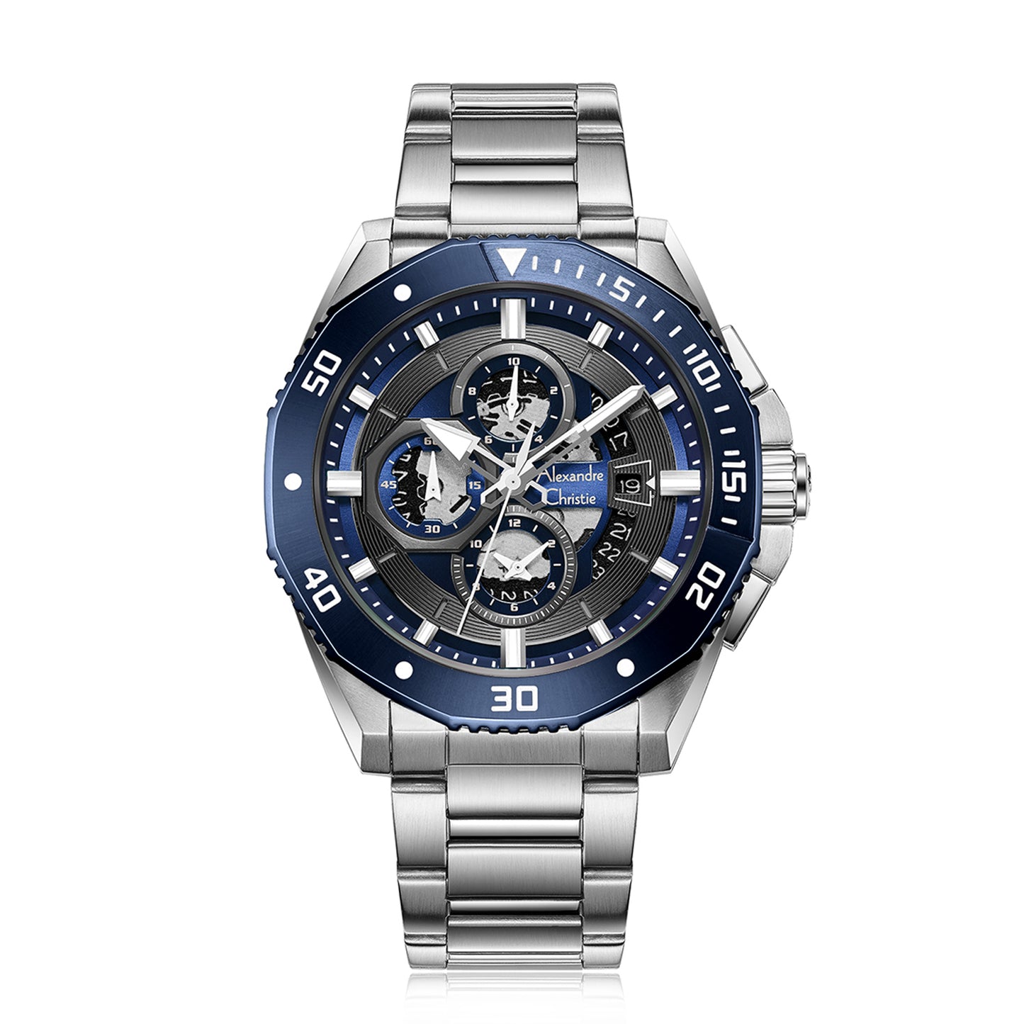 6679MCBTUBU Men's Chronograph Quartz Watch 44 mm