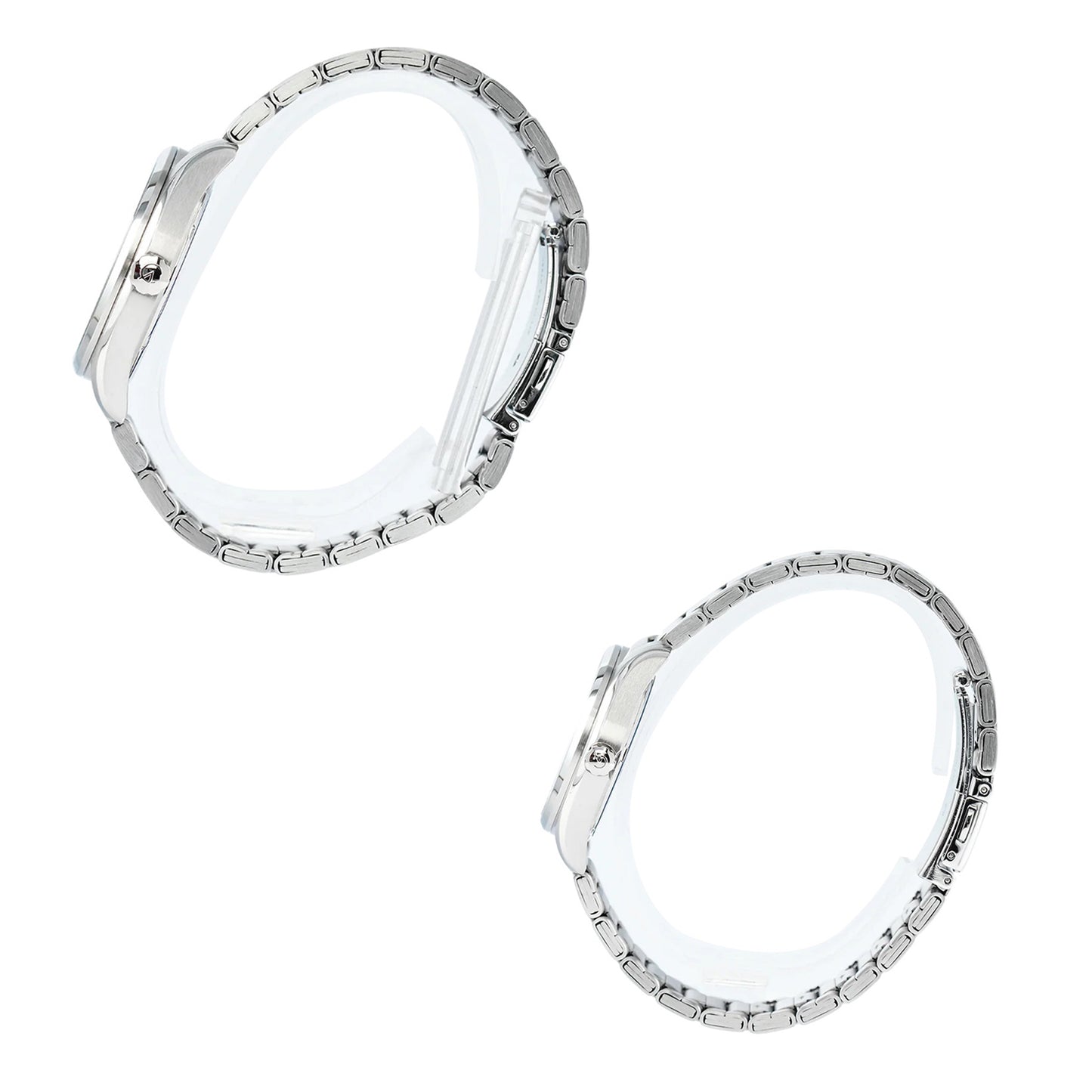 8684MDLDSSSL Couple's Classic Quartz Watch 41+32mm