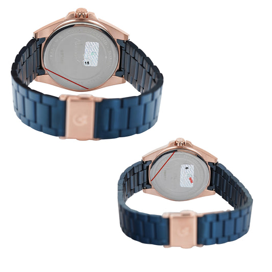 8688MDLDURBU Couple's Classic Quartz Watch 40+32mm