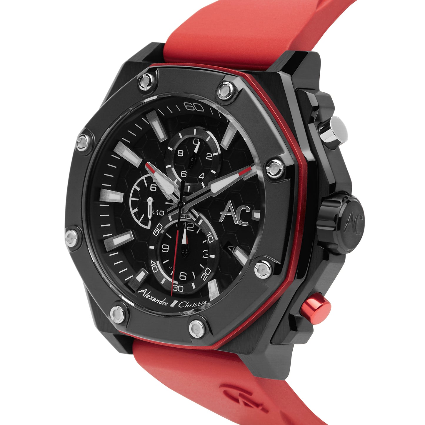 9601MCRIPBARE Men's Chronograph Quartz Watch 47mm