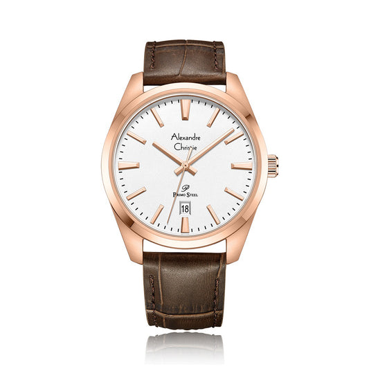 Alexandre Christine 1035MDLRGSL Men's Classic Quartz Watch 40mm