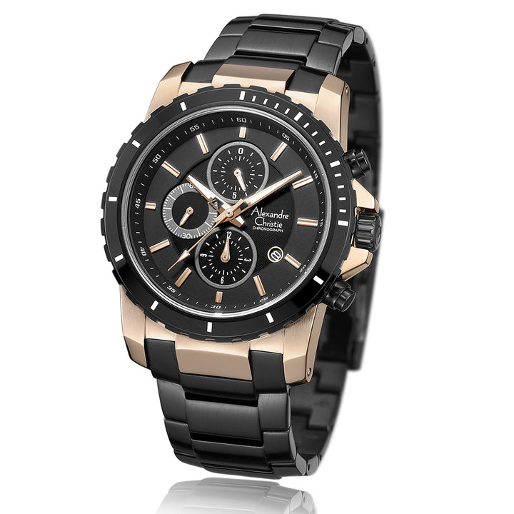 6141MCBCABA Men's Chronograph Quartz Watch 44mm