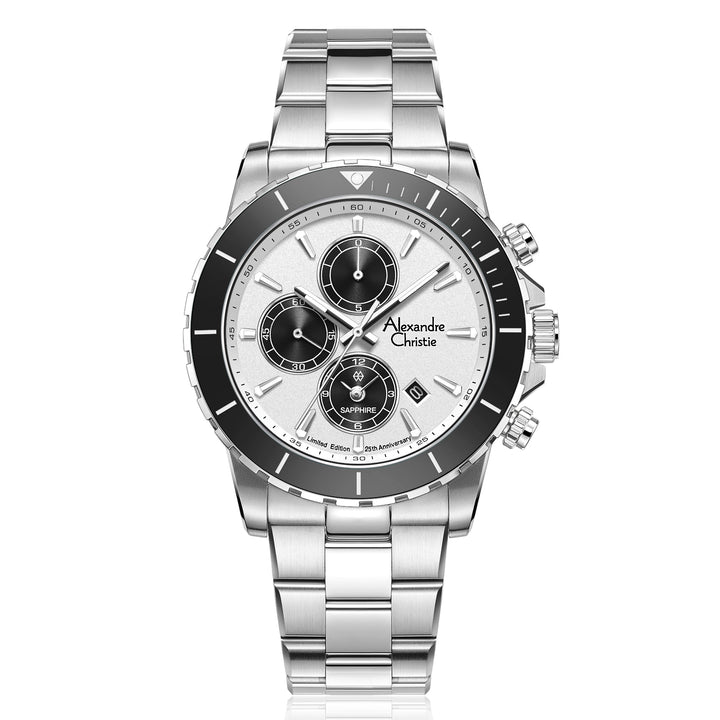 6141XXVMSSSLBA 25th Anniversary Limited Edition Men's Chronograph Quartz Watch 42mm