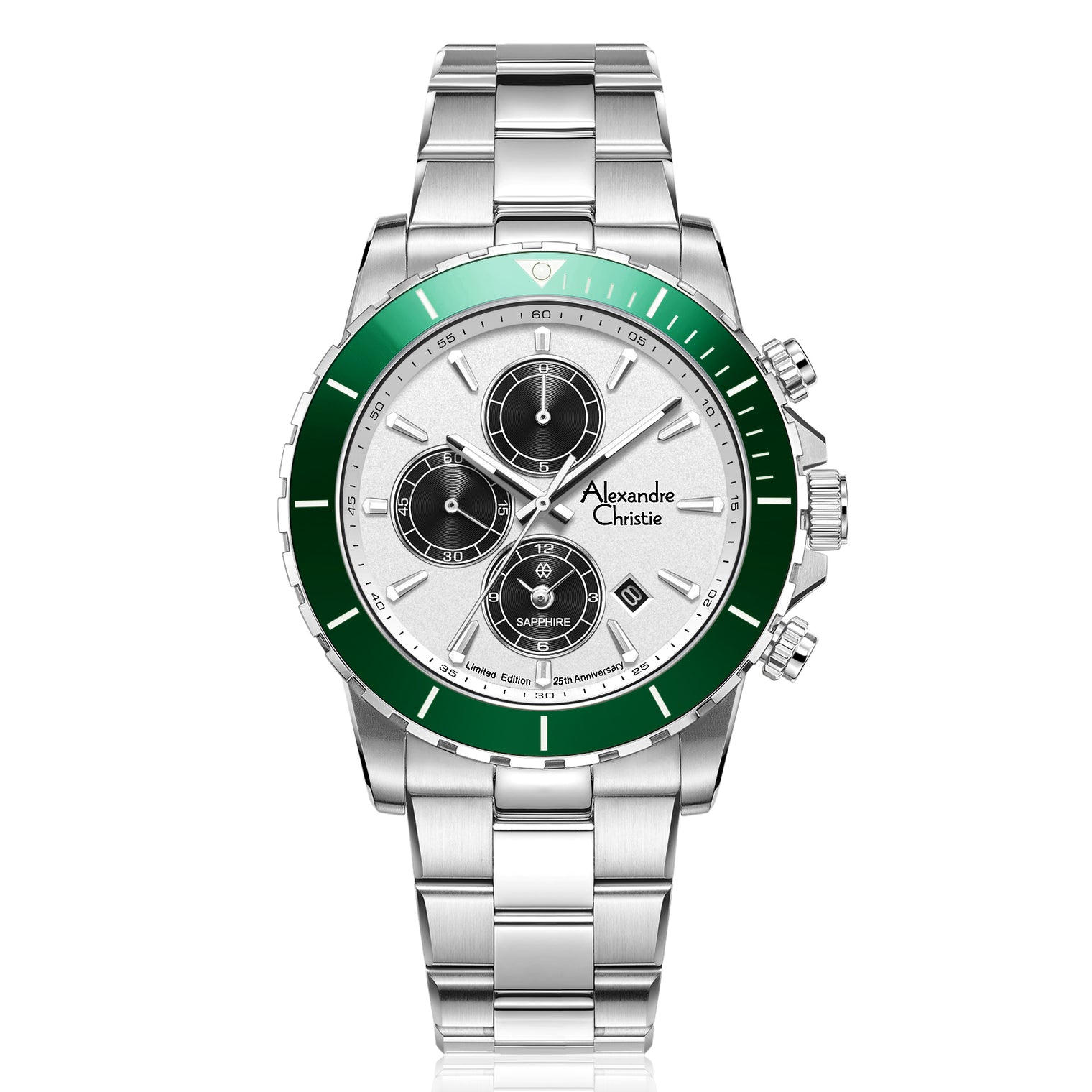 6141XXVMSSSLGN 25th Anniversary Limited Edition Men's Chronograph Quartz Watch 42mm