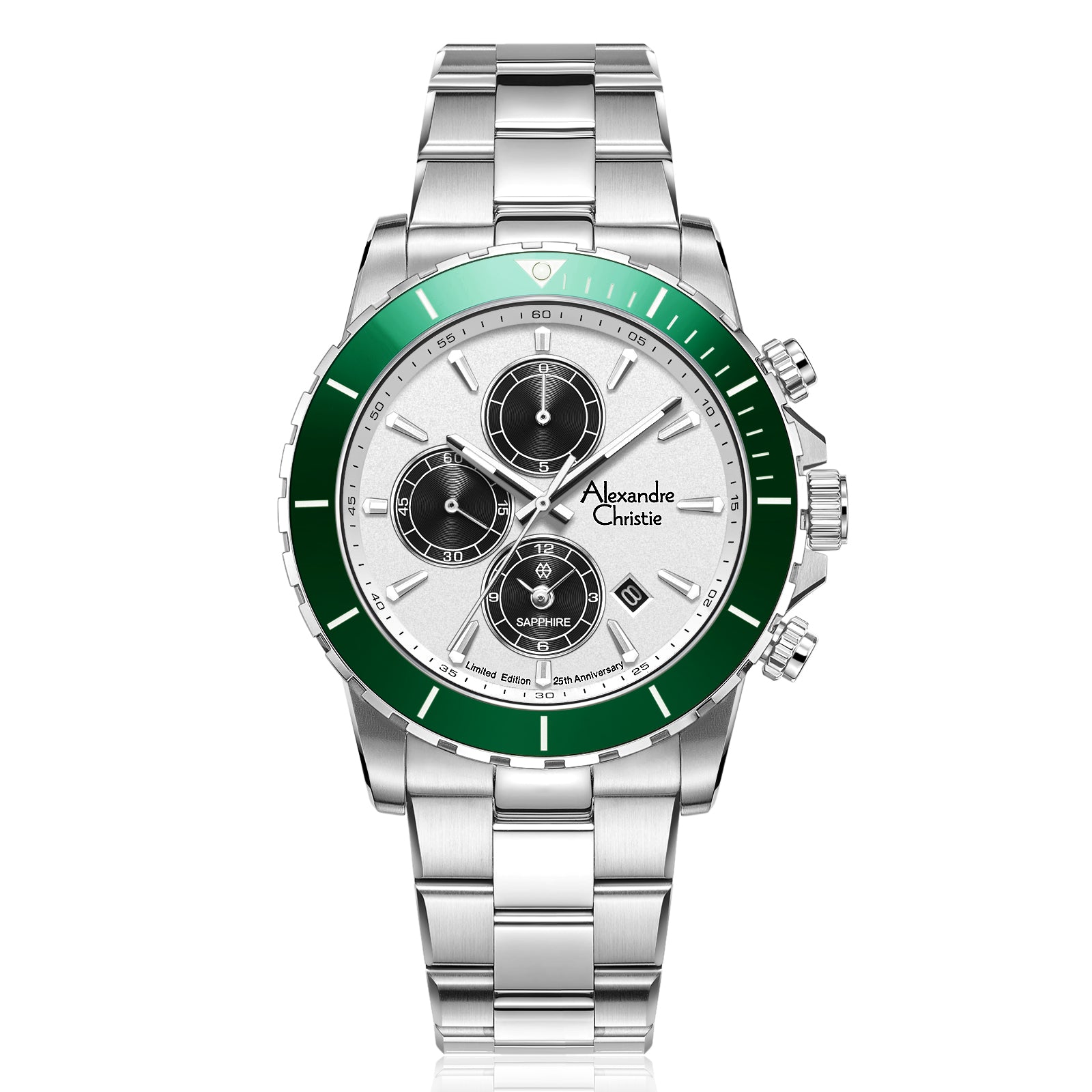 6141XXVMSSSLGN 25th Anniversary Limited Edition Men's Chronograph Quartz Watch 42mm