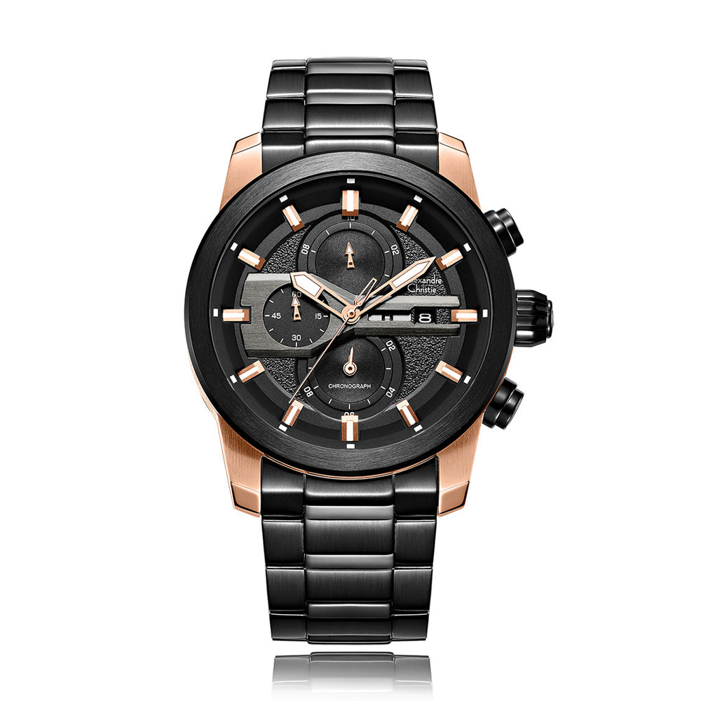 6562MCBBRBA Men's Chronograph Quartz Watch 45mm