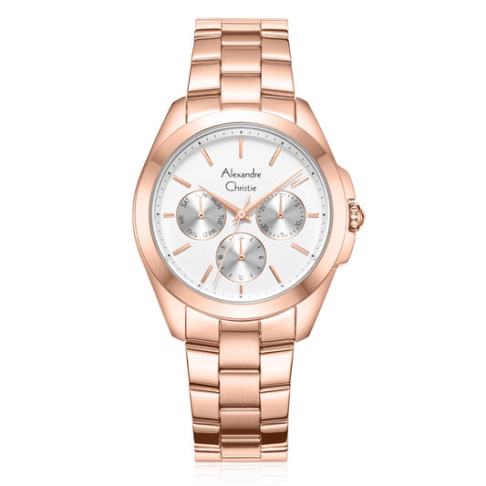 Alexandre Christine 2977BFBRGSL Women's Multi-Function Quartz Watch 36mm