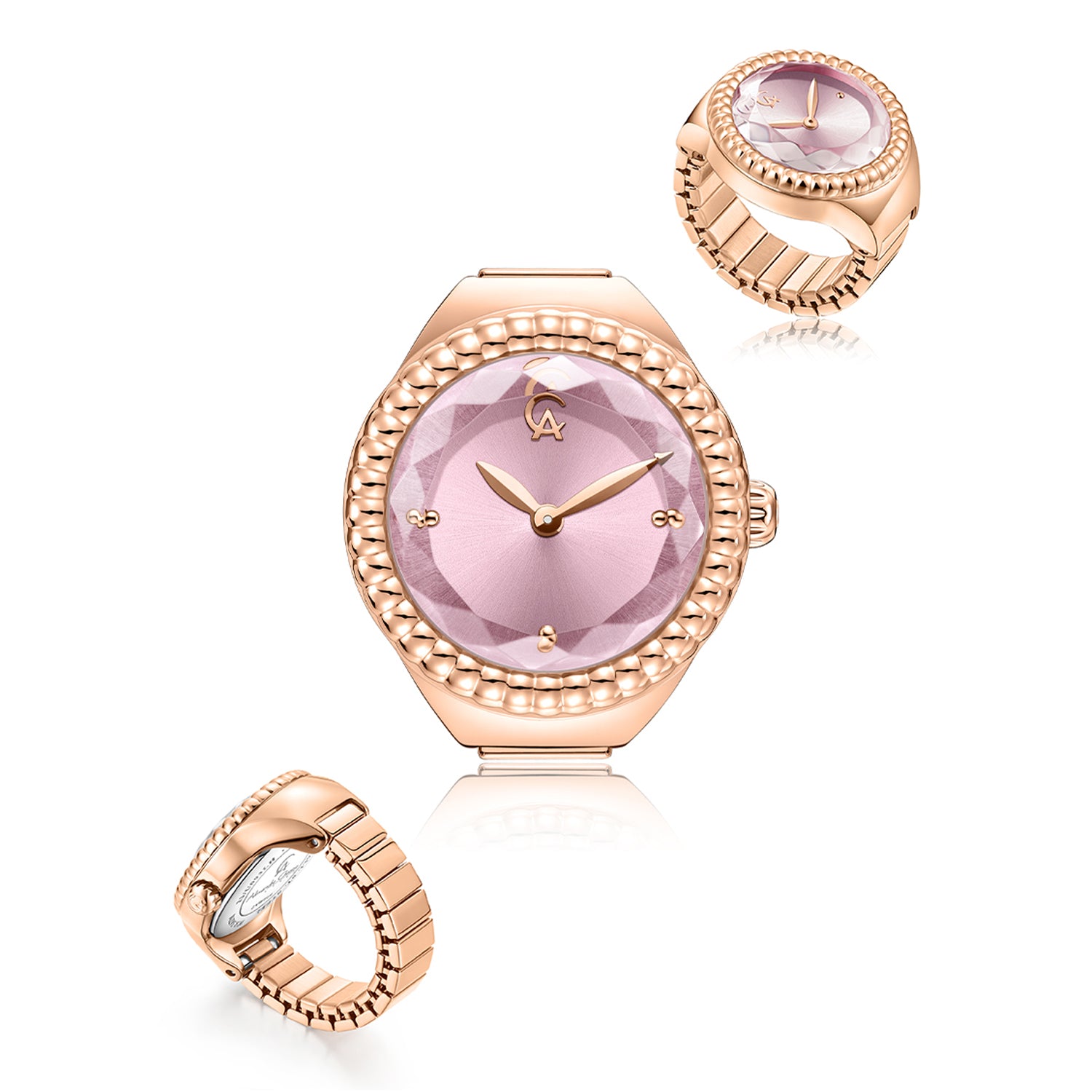 2B07LHBRGPN Women's Ring Watch 20mm