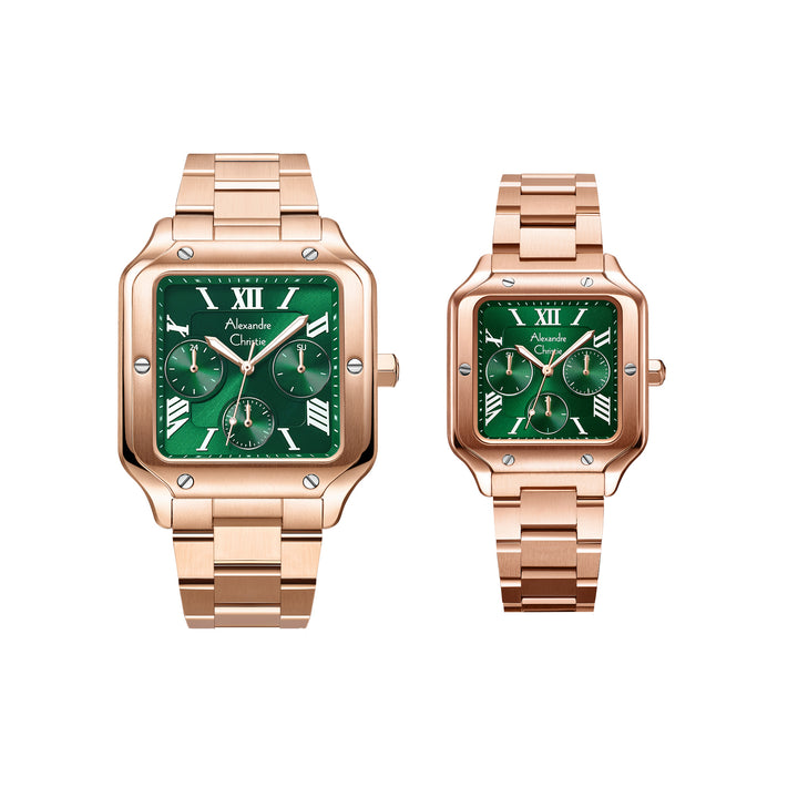 2B18MFBFRGGNSL Couple's Multi-Function Quartz Watch 40+35mm