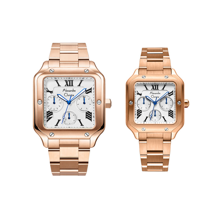 2B18MFBFRGSLBA Couple's Multi-Function Quartz Watch 40+35mm