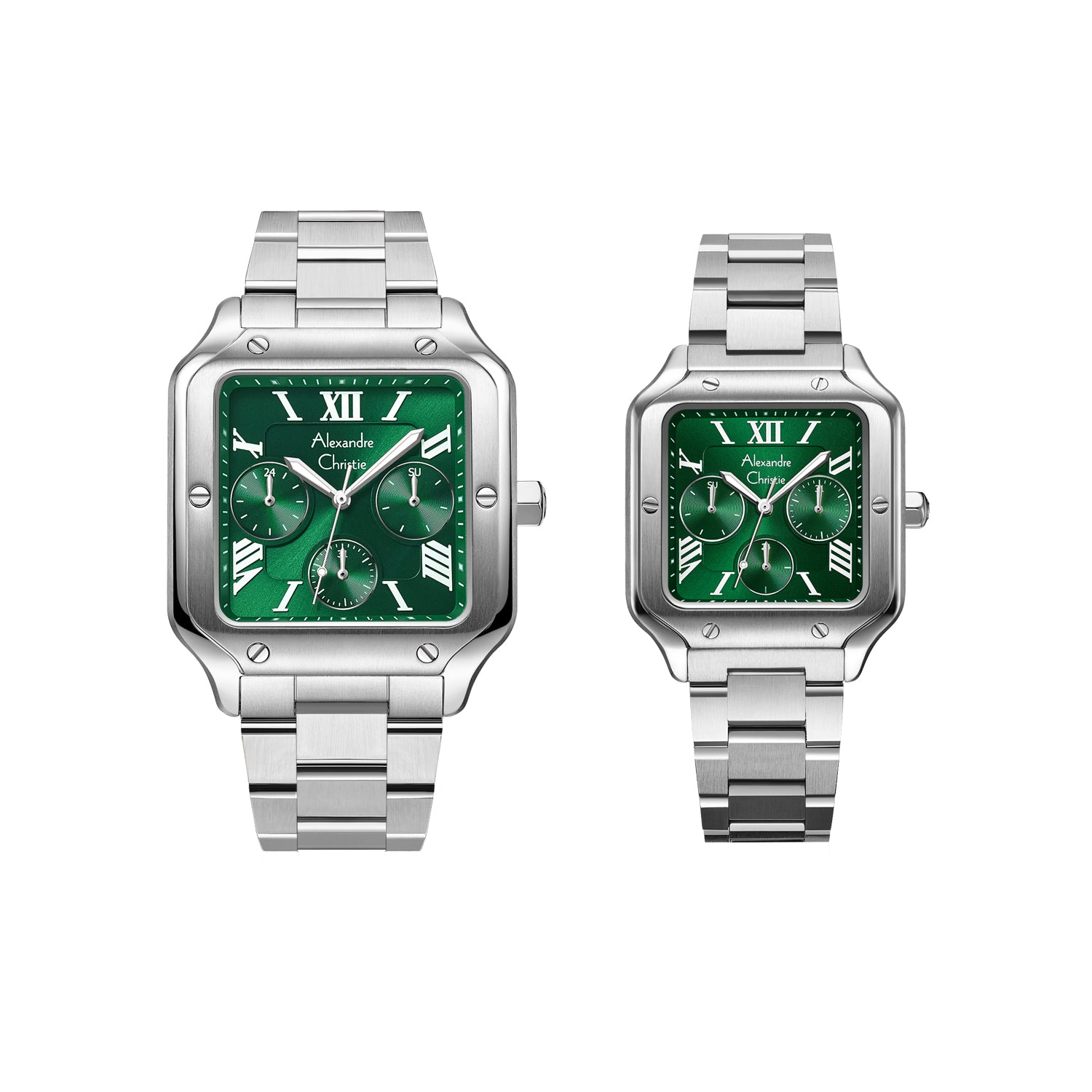 2B18MFBFSSGNSL Couple's Multi-Function Quartz Watch 40+35mm