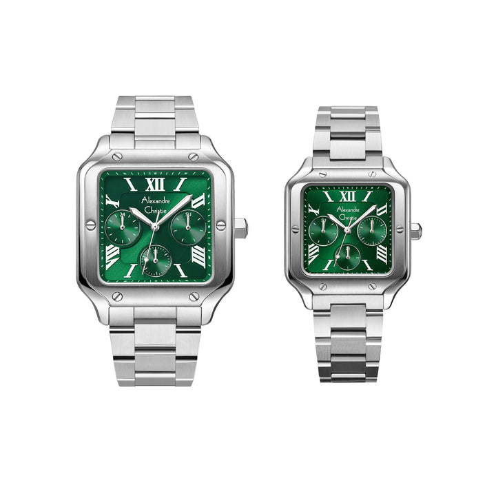 2B18MFBFSSGNSL Couple's Multi-Function Quartz Watch 40+35mm