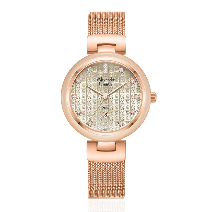 2C07LDBRGGR Women's Classic Quartz Watch 34mm