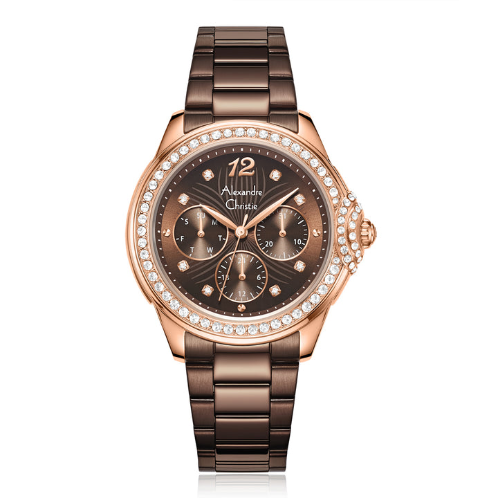 2C13BFFROBO Women's Multifunction Quartz Watch 38mm