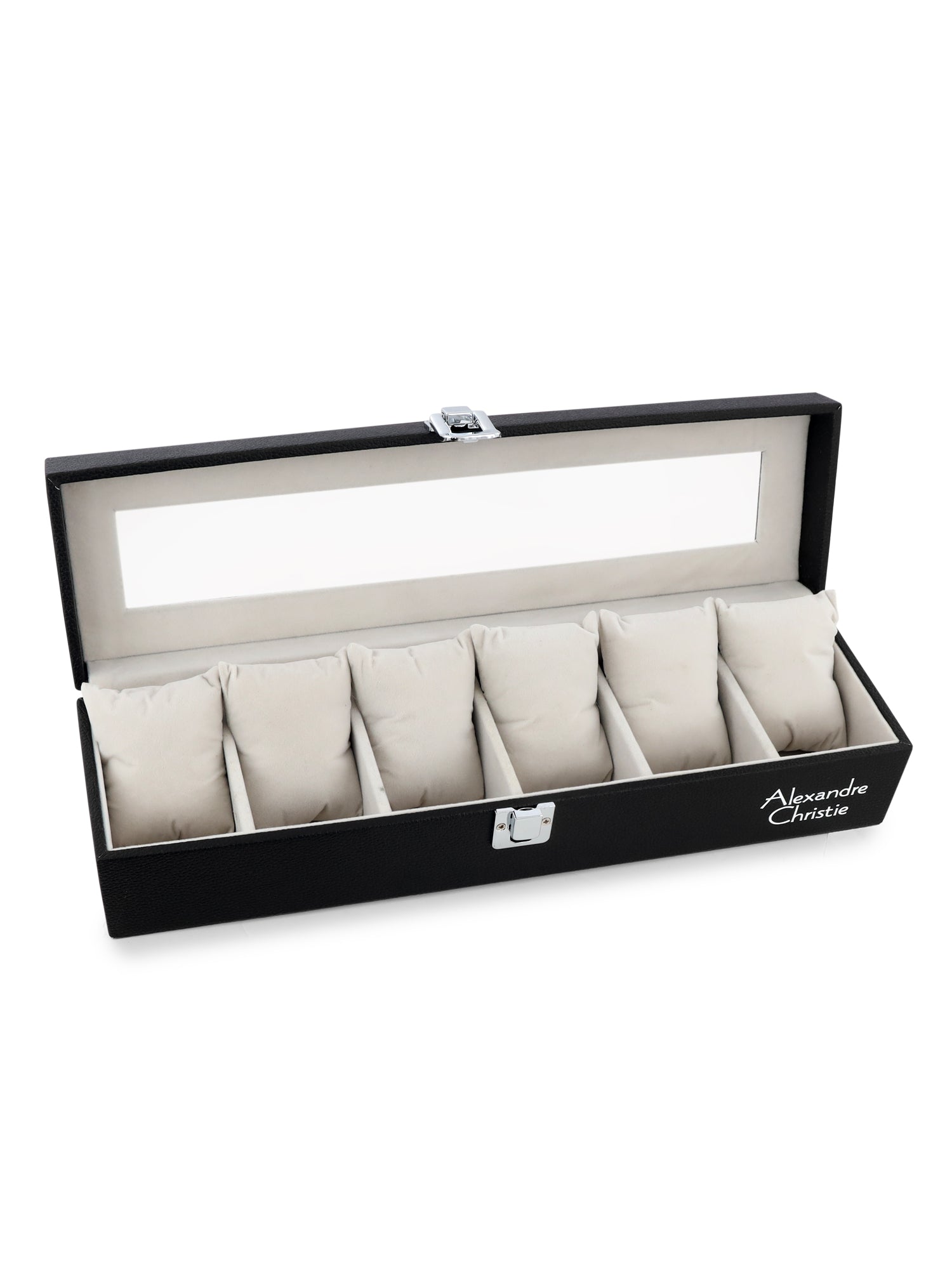 ACWORG02BK6 Unisex 6 Slot Watch Organiser Box