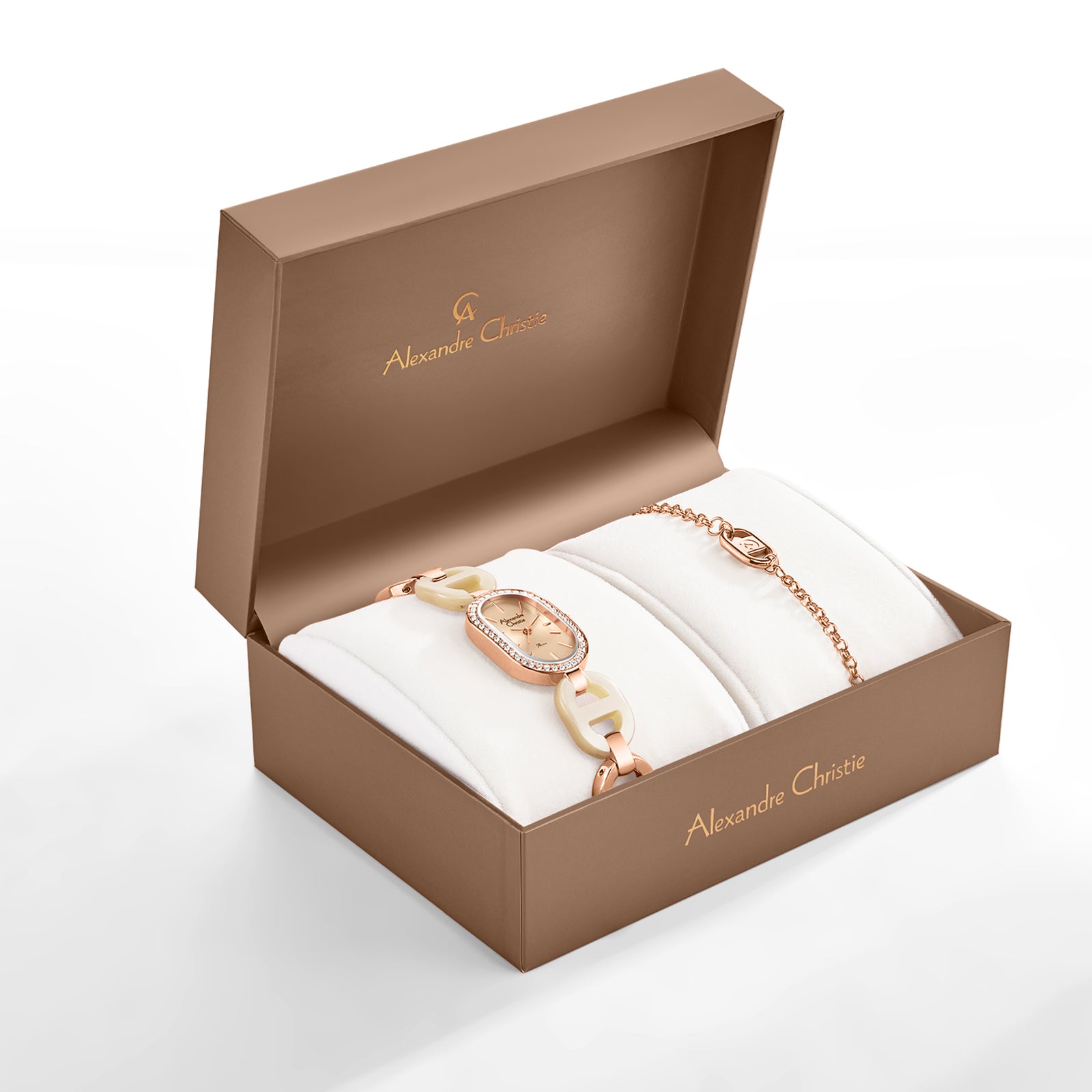 2C04LHBRGRGLG Women's Iraya Collection Classic Quartz Watch with Bracelet
