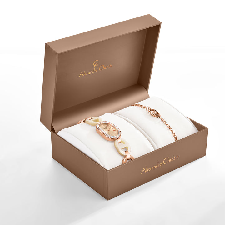 2C04LHBRGRGLG Women's Iraya Collection Classic Quartz Watch with Bracelet