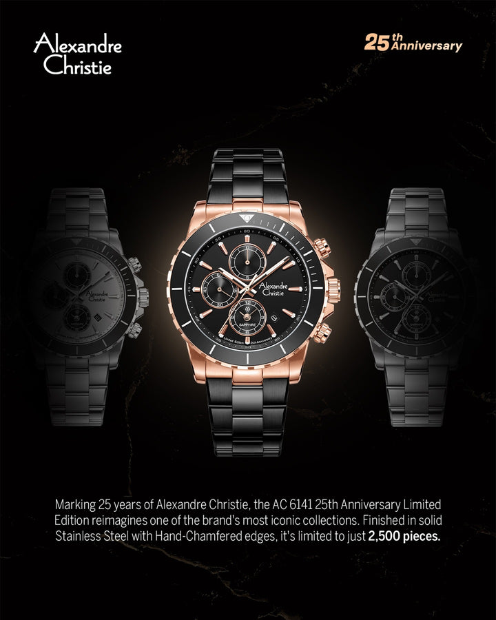 6141XXVMBRBA 25th Anniversary Limited Edition Men's Chronograph Quartz Watch 42mm