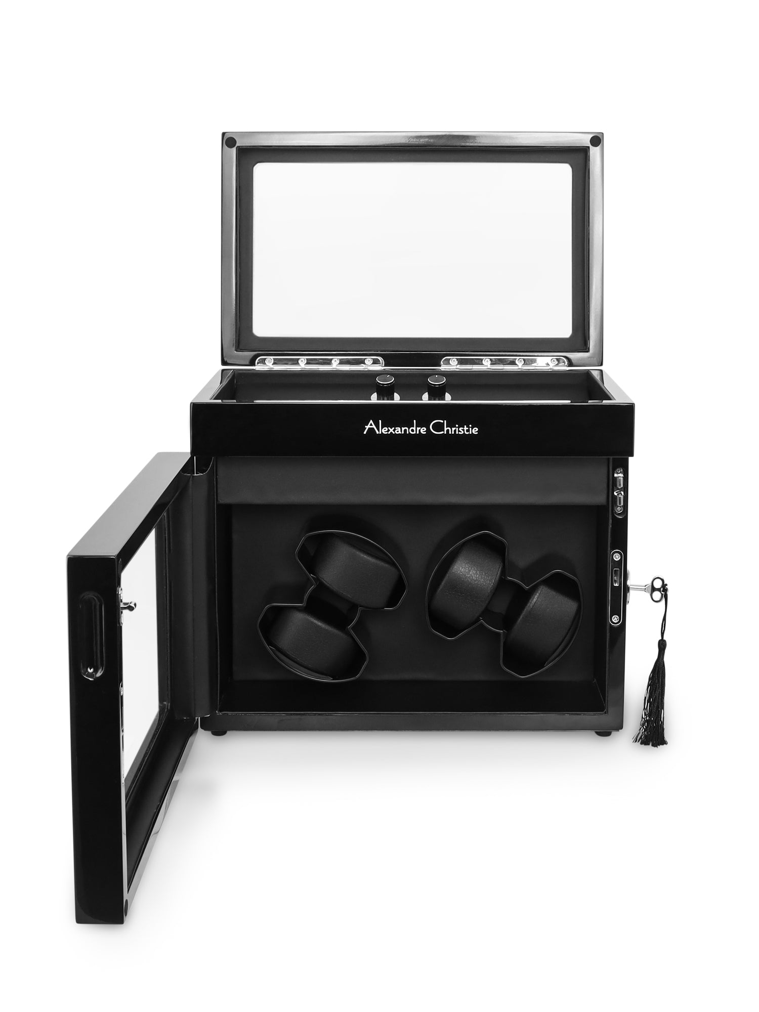 ACWW4X5BK01 Automatic Watch Winder 4 Rotating Slots with 5 Slot Organiser