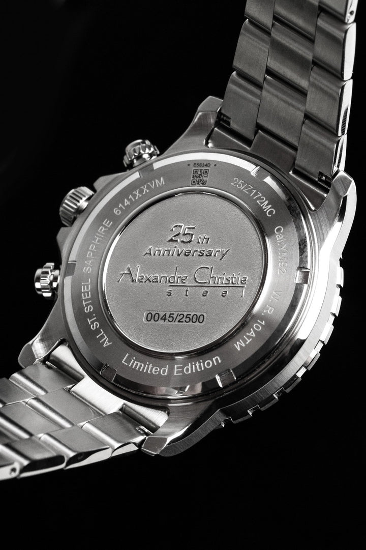 6141XXVMSSSLGN 25th Anniversary Limited Edition Men's Chronograph Quartz Watch 42mm