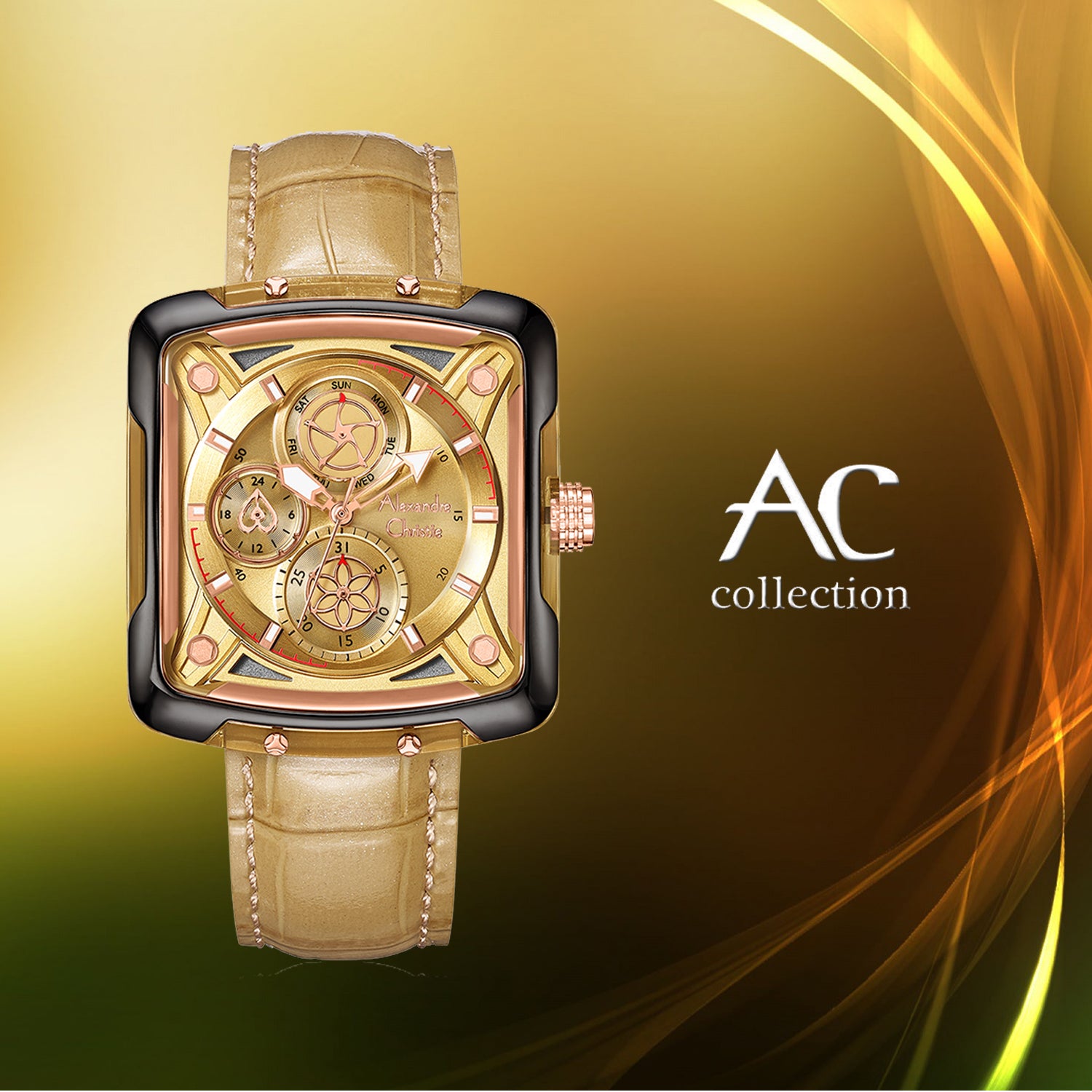 3030BFLGRLO Women's Multi-function Quartz Watch 36mm