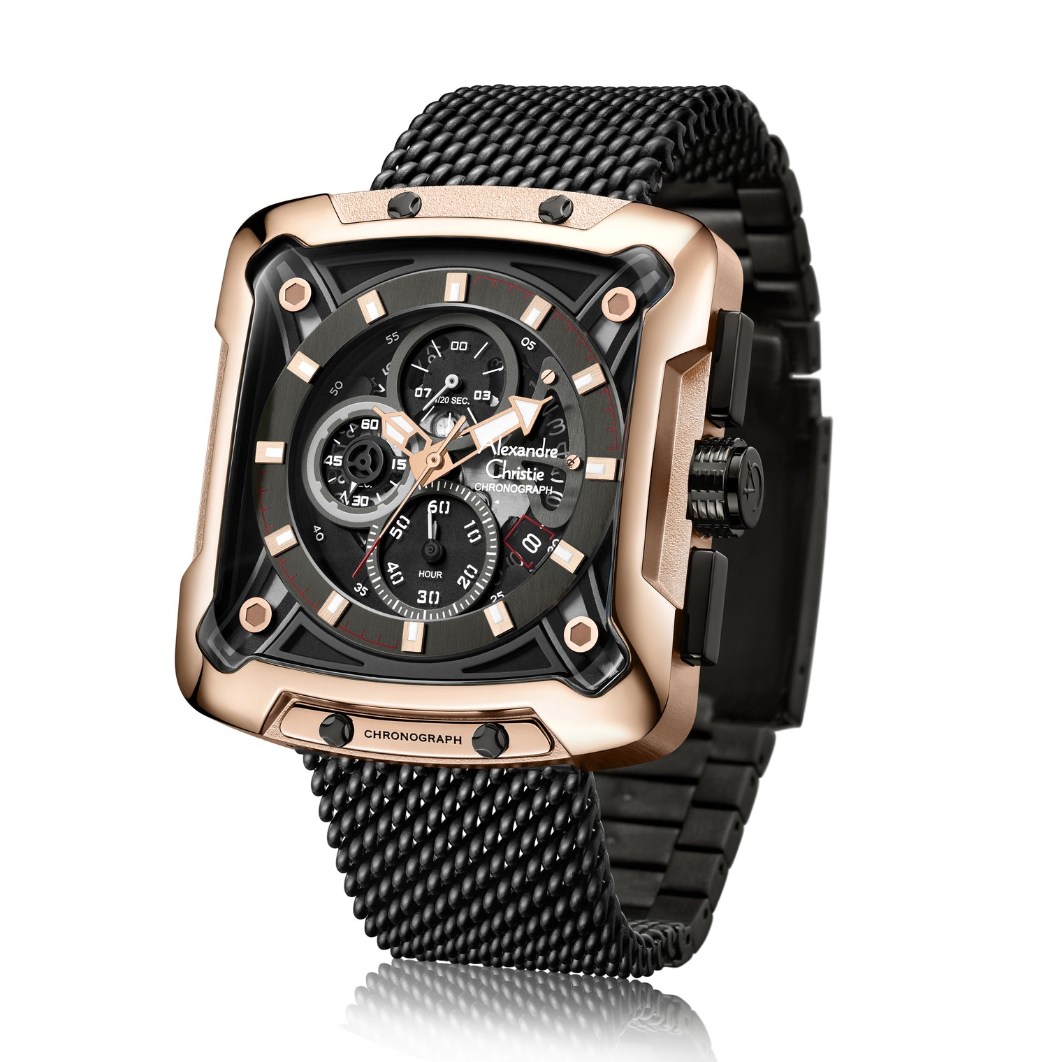 3030MCBBRBA Men's Chronograph Quartz Watch 44mm