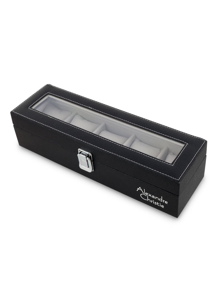 ACWORG01BK5 Unisex 5 Slot Watch Organiser Box