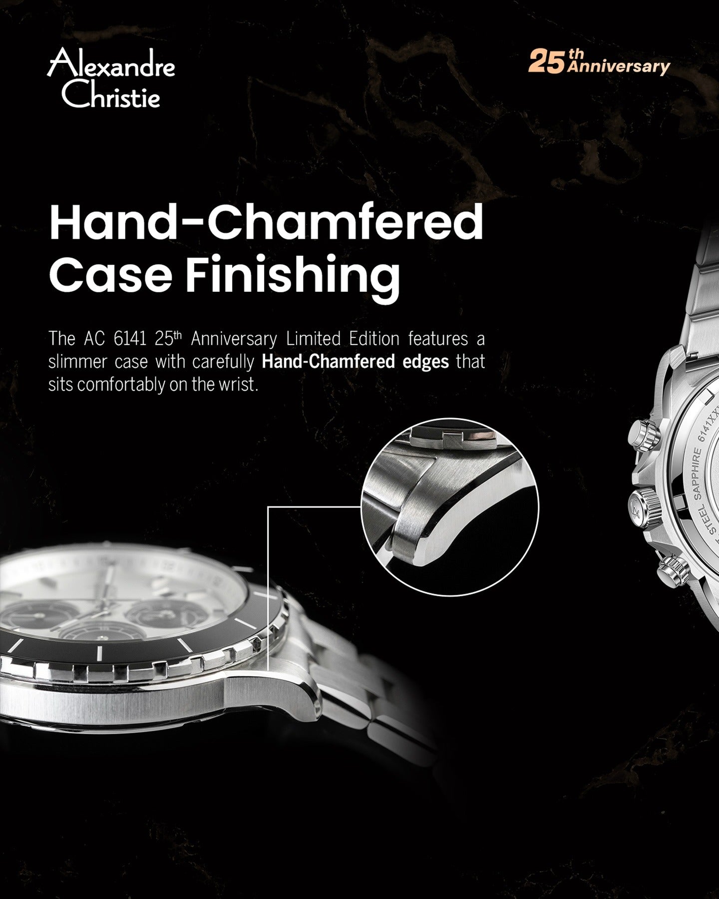 6141XXVMRGBA 25th Anniversary Limited Edition Men's Chronograph Watch 42mm