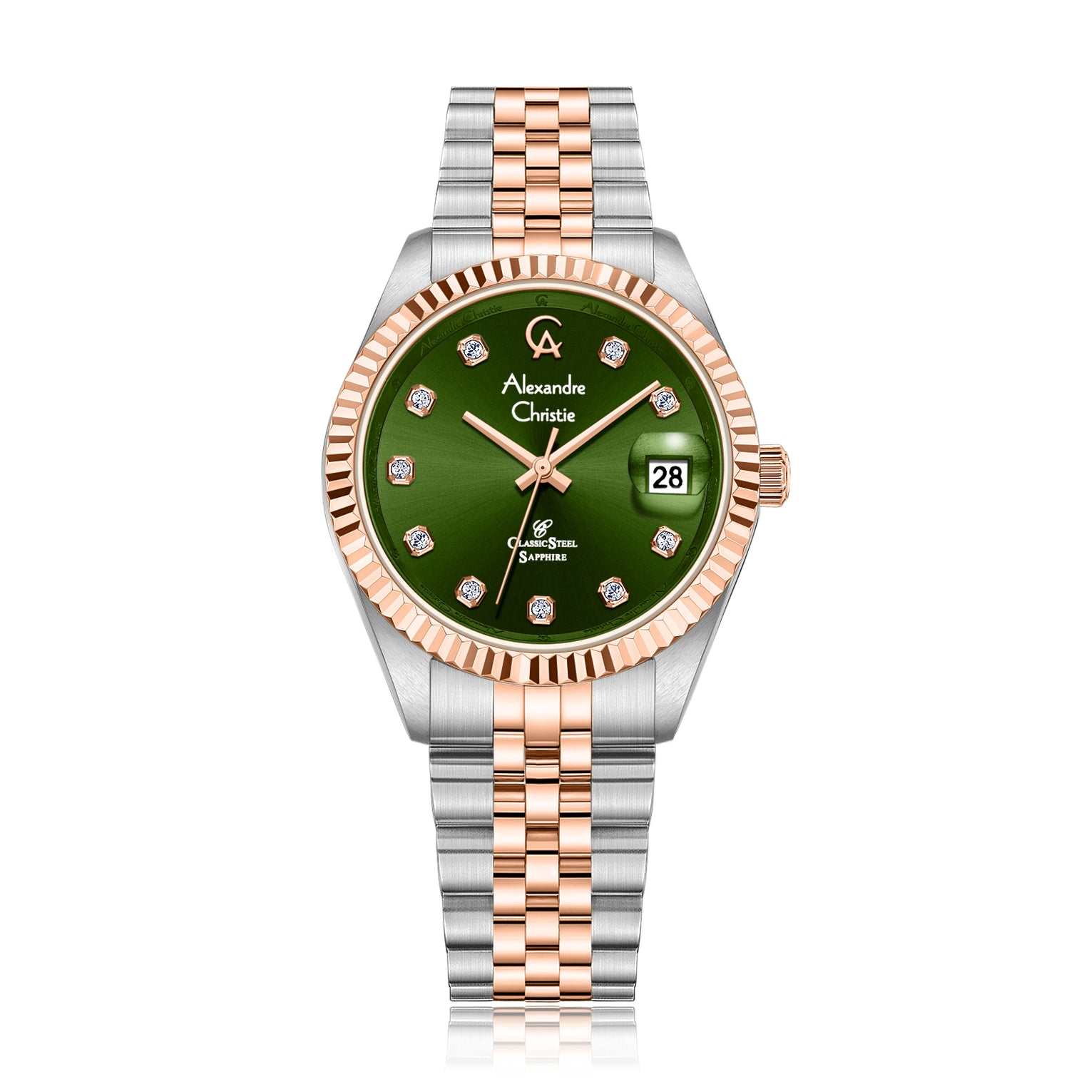 5013LDBTRGN Women's Classic Quartz Watch 32mm