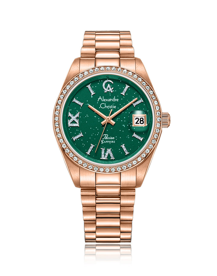 5015LDBRGGN Women's Multi-function Quartz Watch 32mm