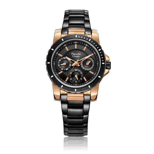 Alexandre Christine 6141BFBBRBA Women's Multi-Function Quartz Watch 36mm