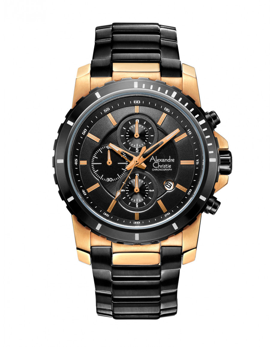 6141MCBBRBA Men's Chronograph Quartz Watch 44mm