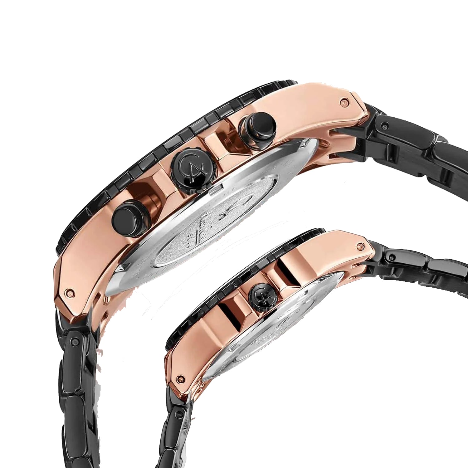 6141MCBFBRBA Couple's Chronograph Quartz Watch 44+ 36mm