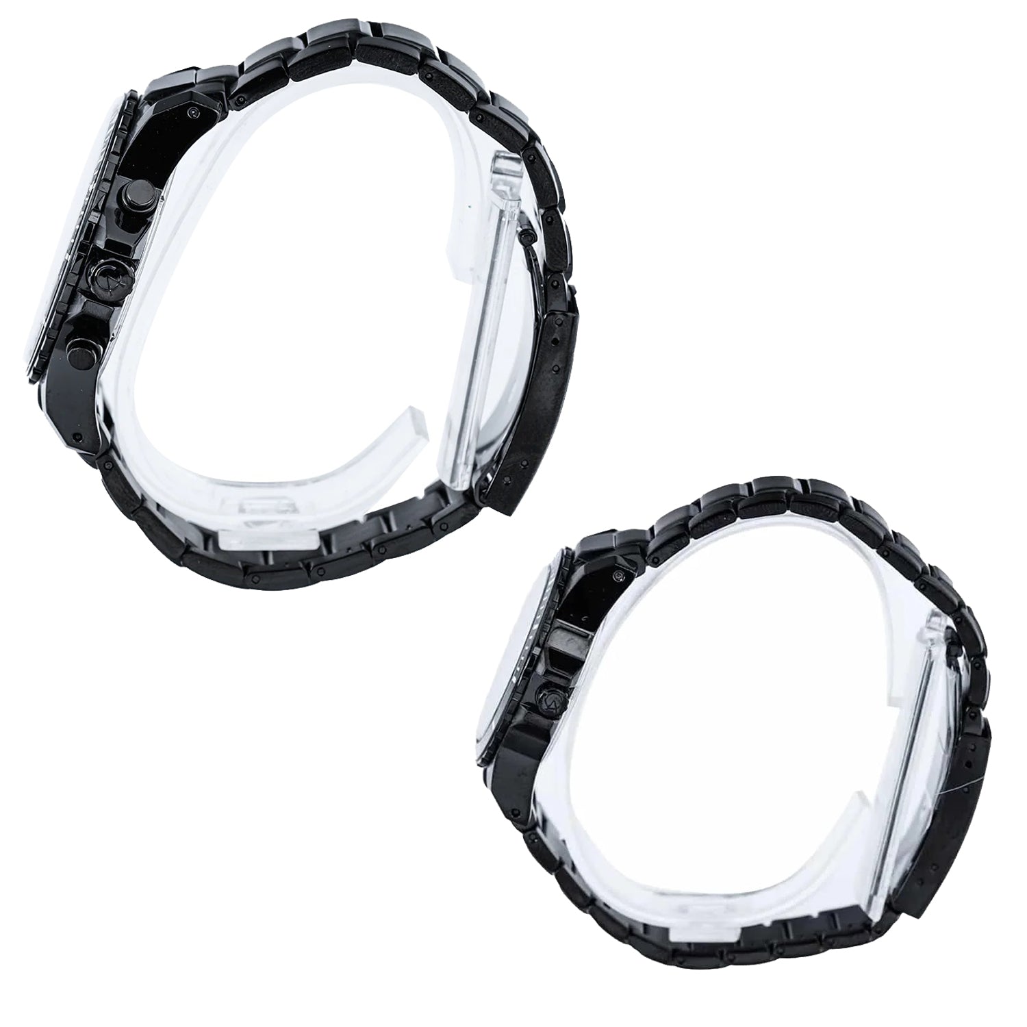 6141MCBFIPBA Couple's Chronograph Quartz Watch 44 + 36mm