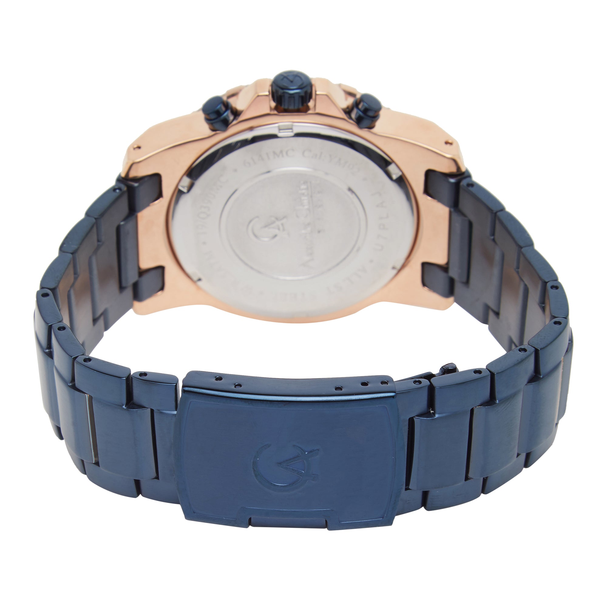 6141MCBURBU Men's Chronograph Quartz Watch 44mm