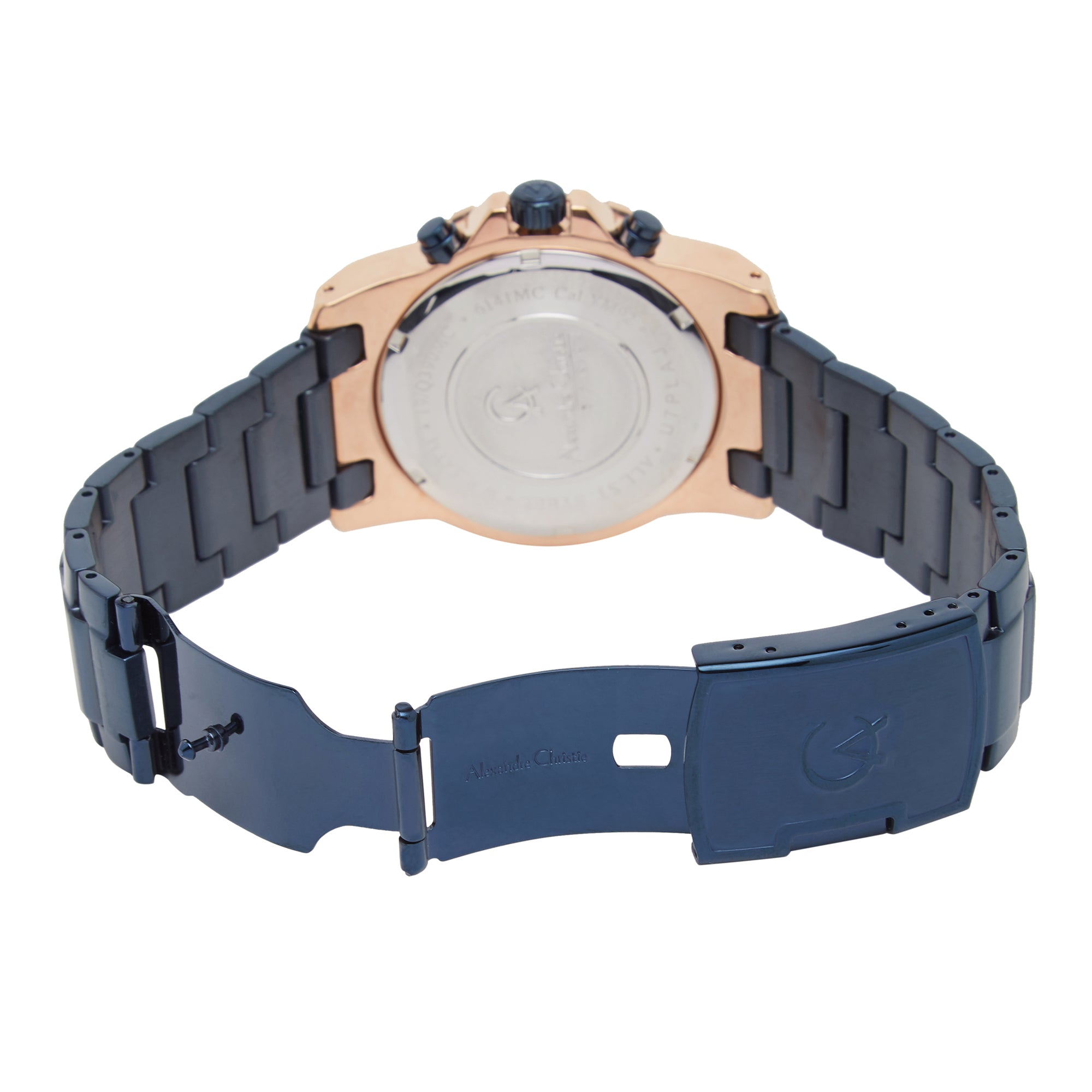 6141MCBURBU Men's Chronograph Quartz Watch 44mm