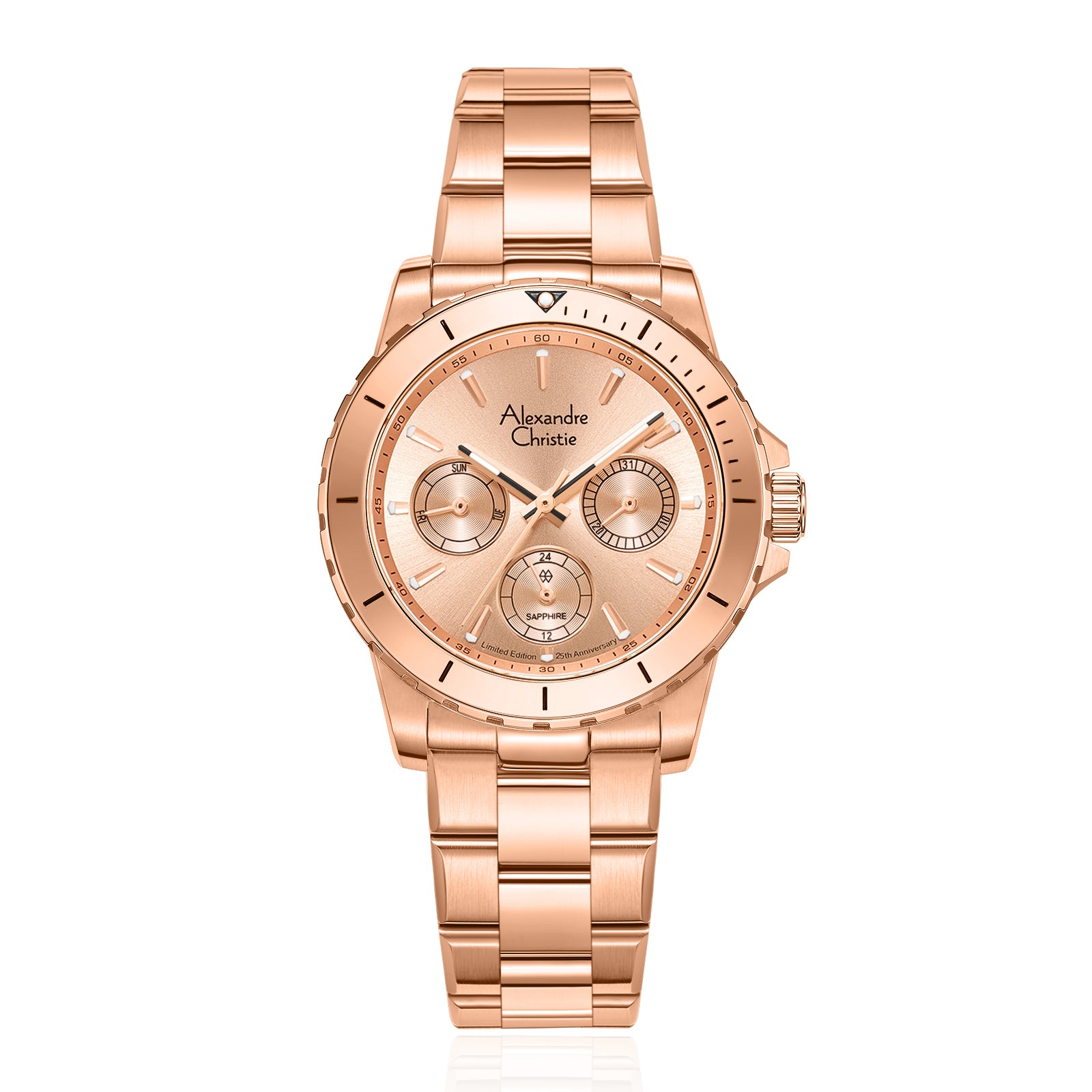 6141XXVBRGLN 25th Anniversary Limited Edition Women's Chronograph Quartz Watch 35mm