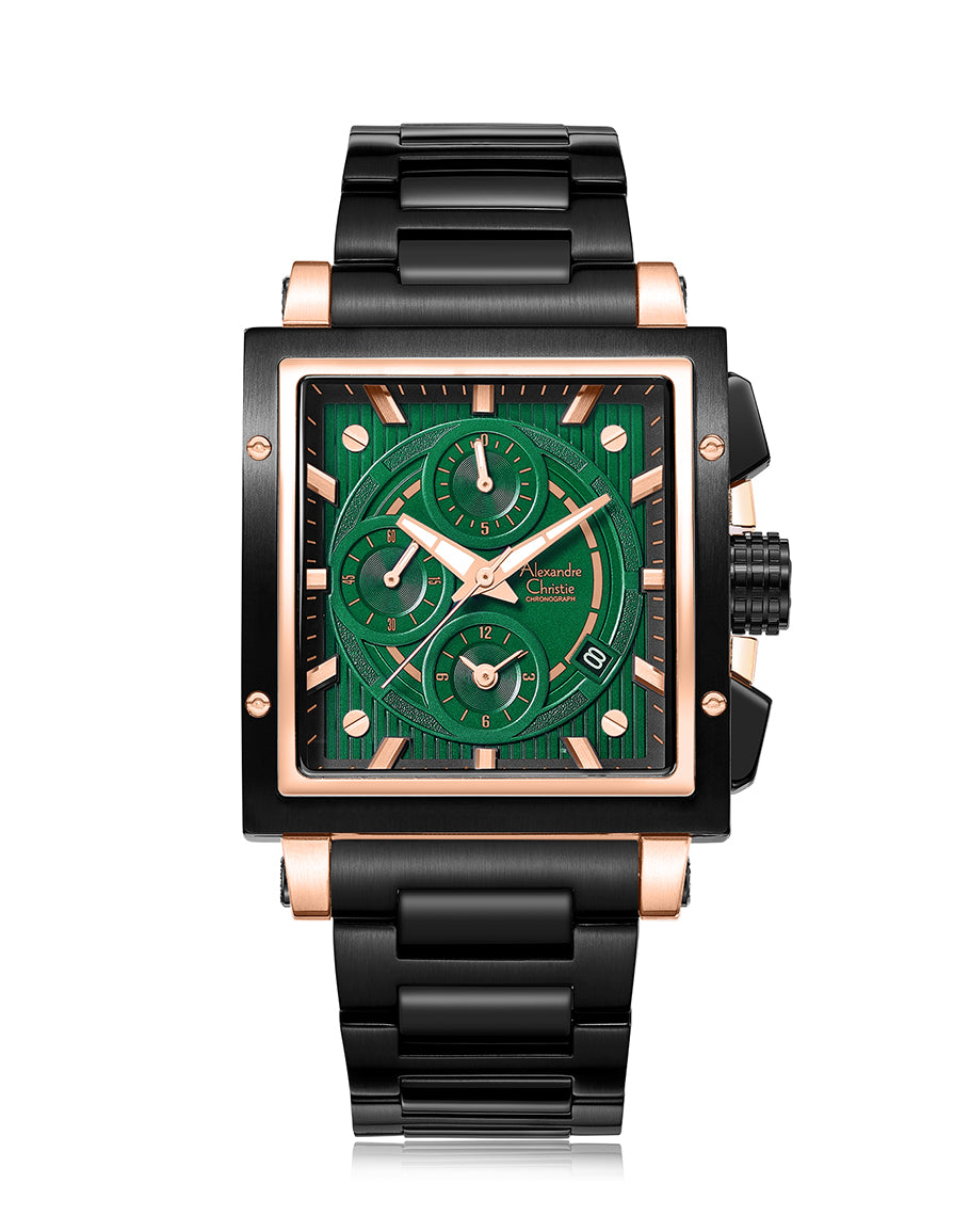 6182GCBBRGN Men's Chronograph Quartz Watch 38mm