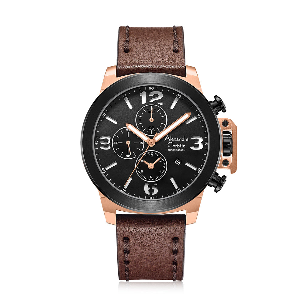 6280GCLBRBA Men's Chronograph Quartz Watch 44mm