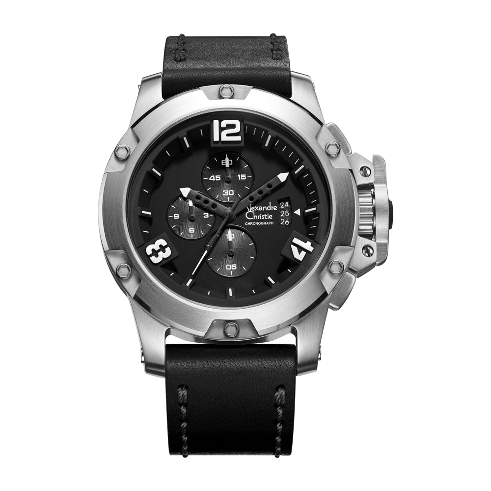 6295MCLSSBA Men's Chronograph Quartz Watch 46mm