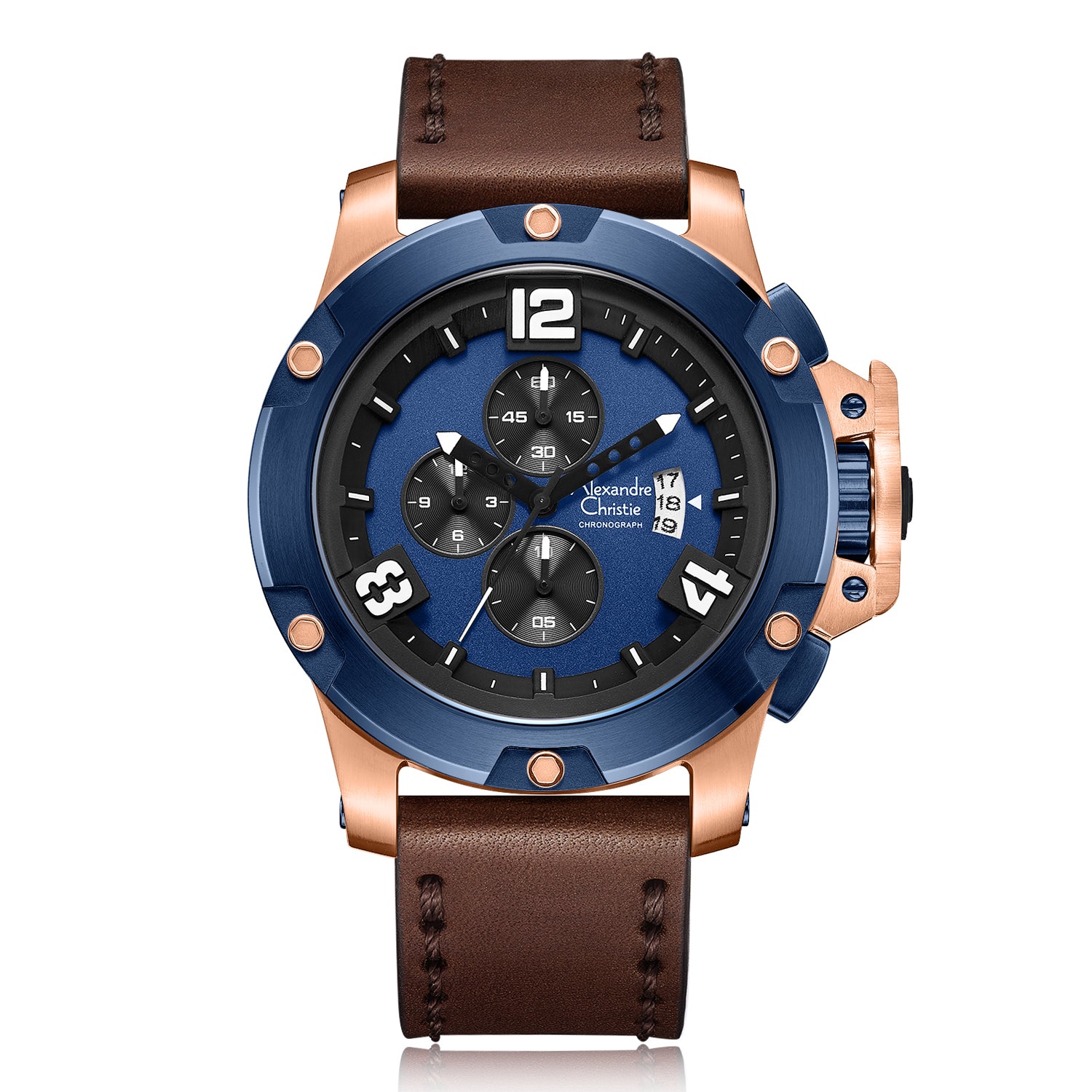 6295MCLURBU Men's Chronograph Quartz Watch 46 mm