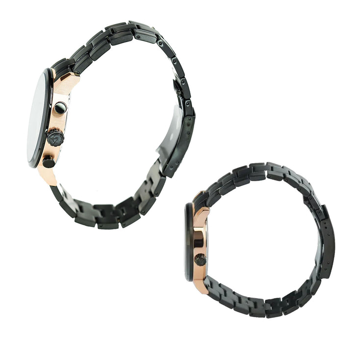 6323MCBFBRBA Couple's Chronograph Quartz Watch 36+45mm