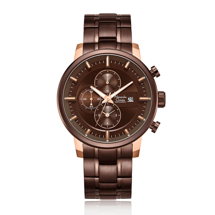 6323MCBROBO Men's Chronograph Quartz Watch 45mm