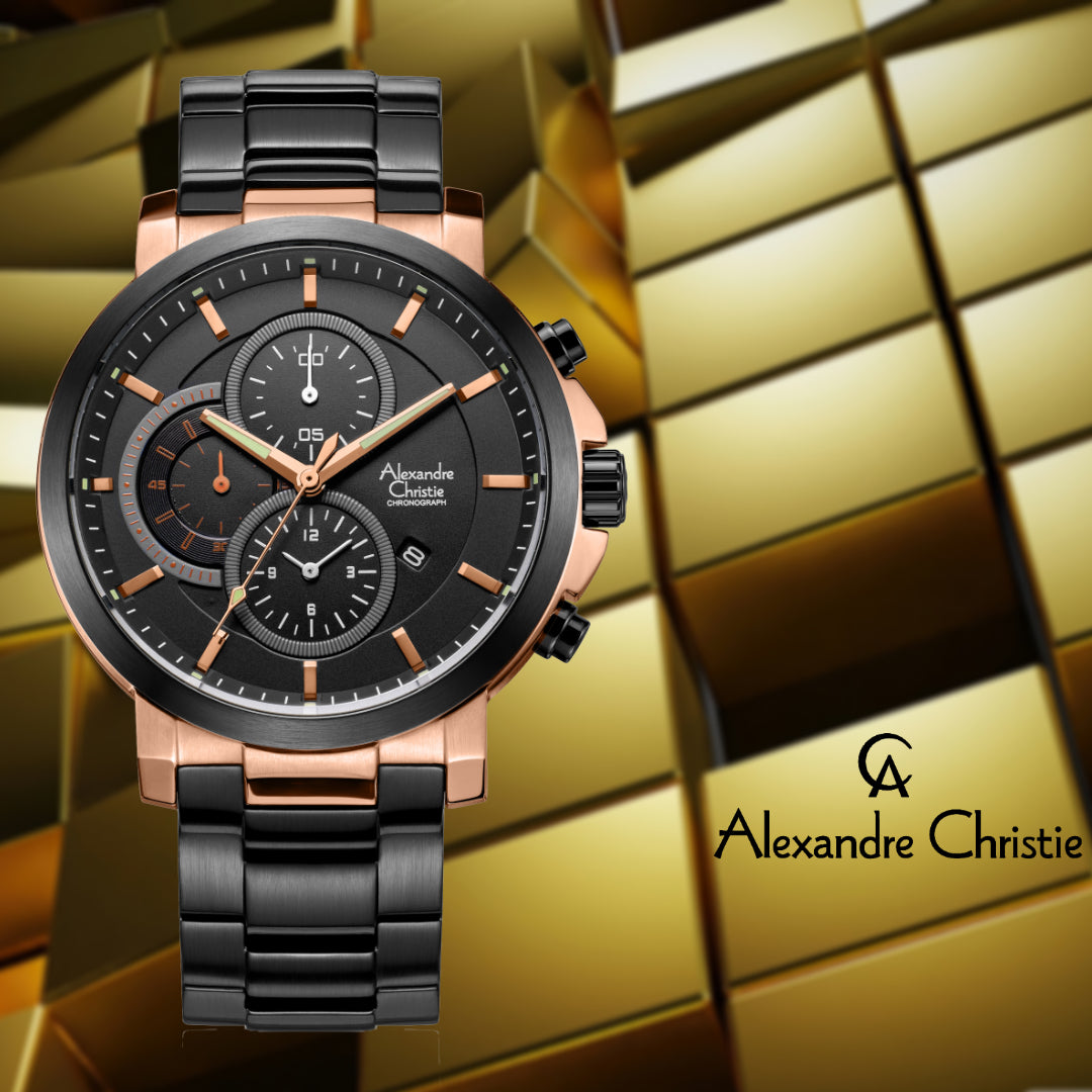 6350MCBBRBA Men's Chronograph Quartz Watch 45mm