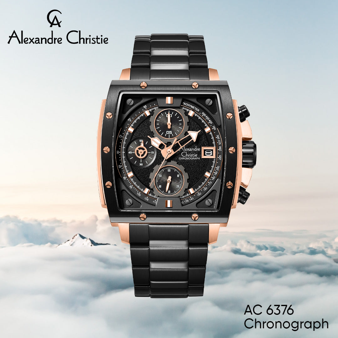 6376MCBBRBA Men's Chronograph Quartz Watch 44mm