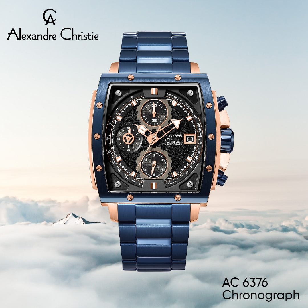 6376MCBURBA Men's Chronograph Quartz Watch 44mm