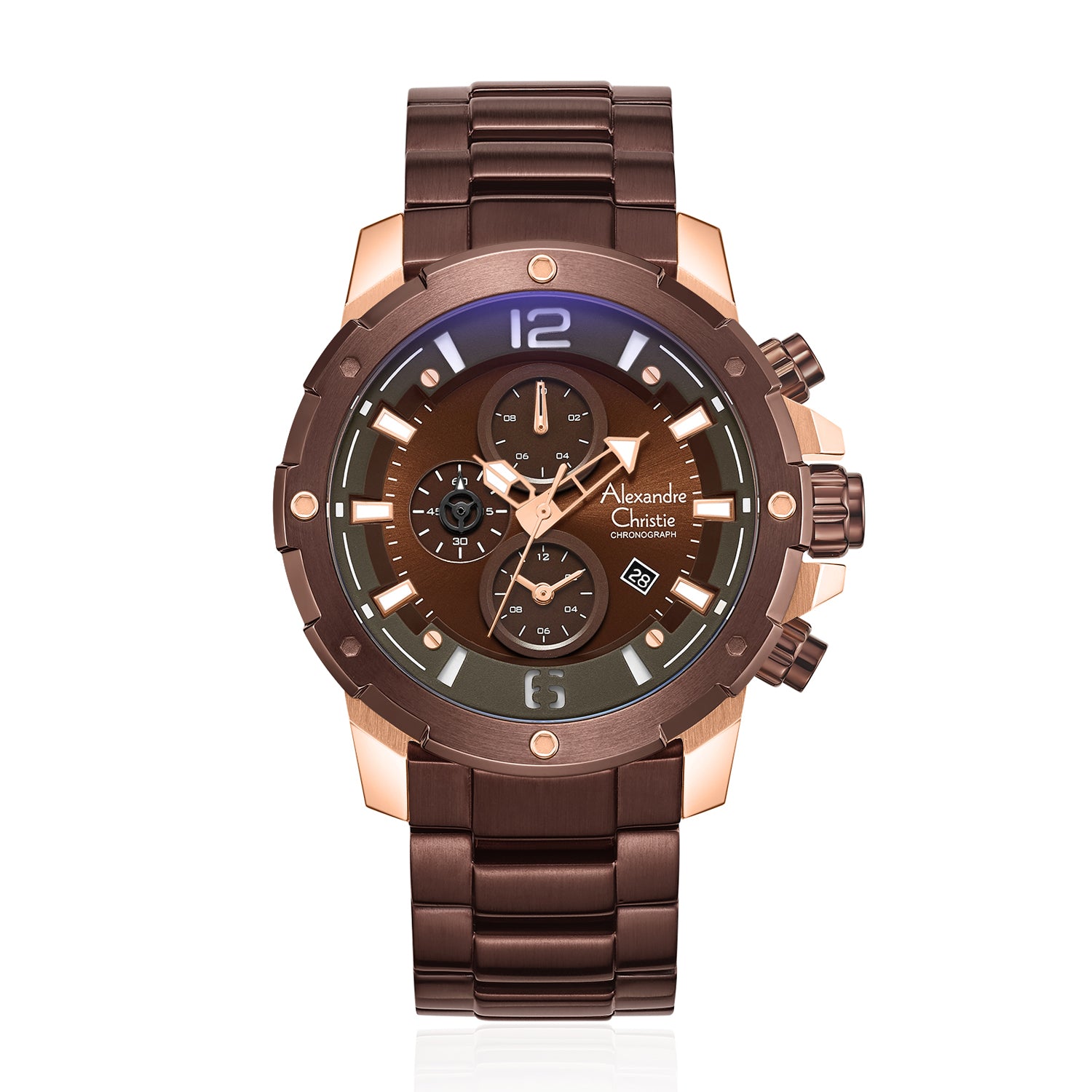 6410MCBROBO Men's Chronograph Quartz Watch 47mm