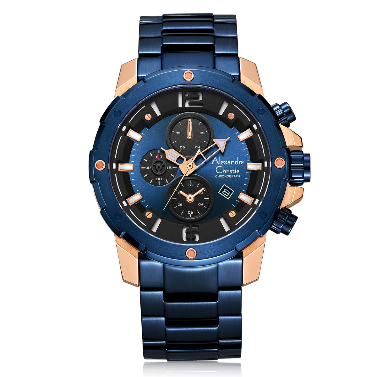 6410MCBURBU Men's Chronograph Quartz Watch 47mm