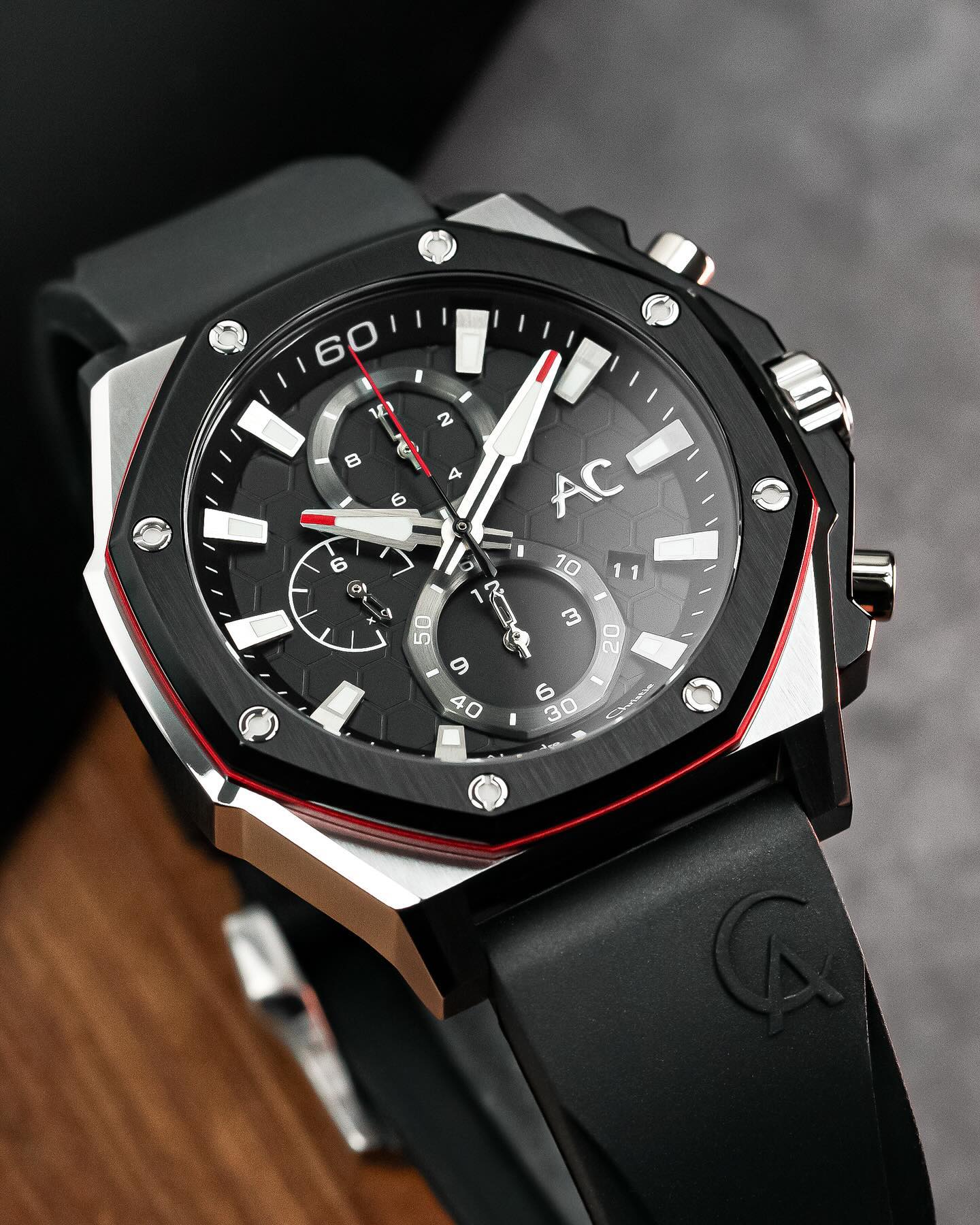 6410MCRTBBASL Men's Chronograph Quartz Watch 47mm